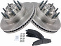 TRQ Front Brake Pad & Rotor Kit Compatible with 2008-2022 Ford