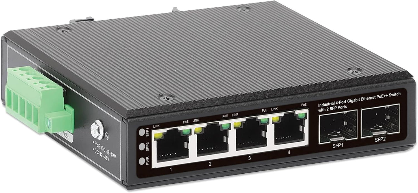 Intellinet 4-Port Industrial Gigabit Ethernet PoE++ Switch Review