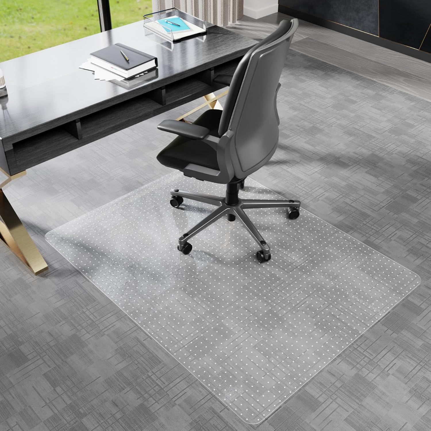 Office Chair Mat for Carpet, 60in x 46in Low Pile Protector