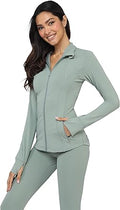 Yogalicious Ultra Soft Lightweight Full Zip Yoga Jacket with Pockets