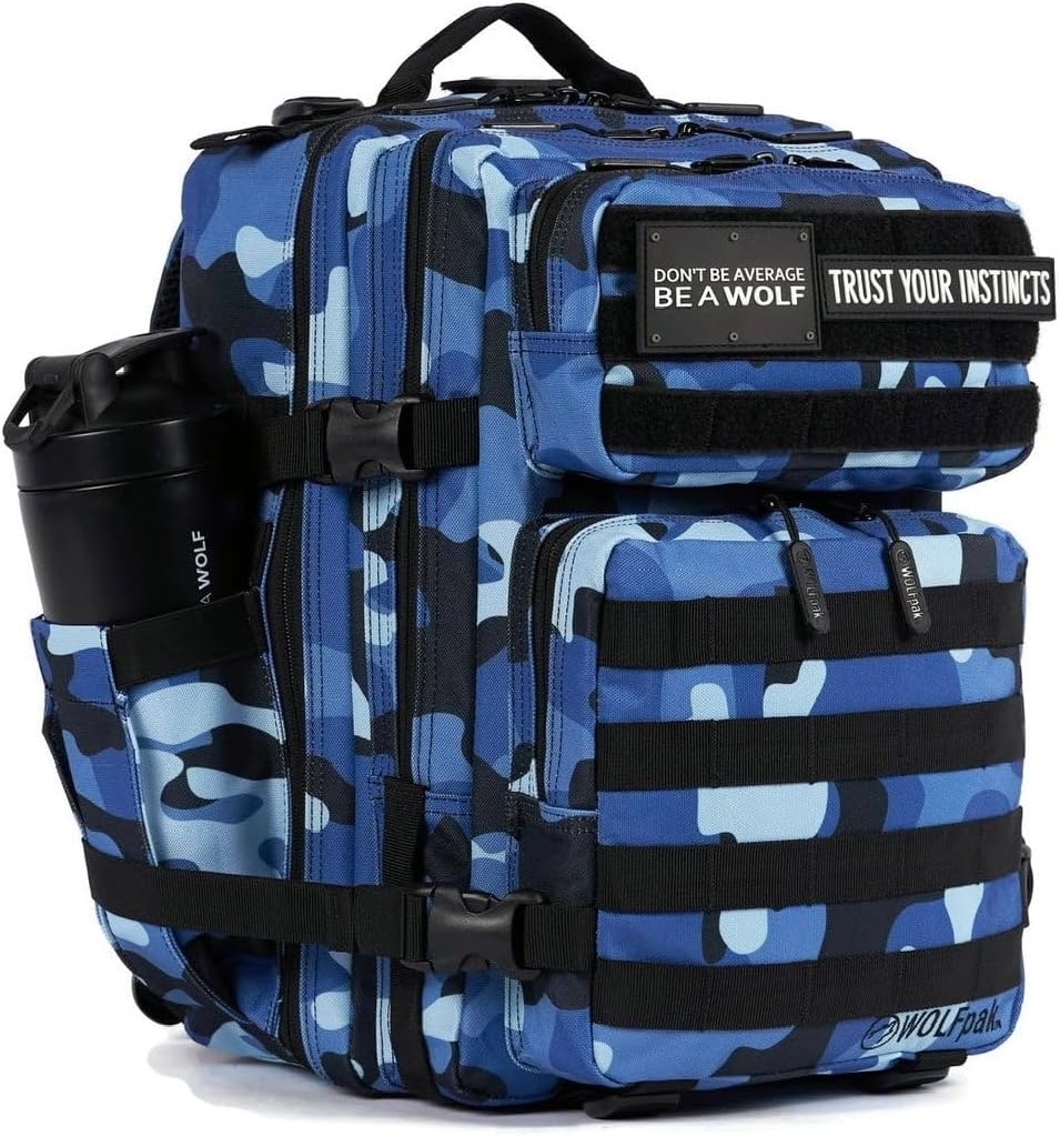 WOLFpak 25L Athletic Gym Backpack - Durable Waterproof Design