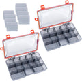 UCEC Fishing 3600 Tackle Box Organizer - Compact Waterproof Storage