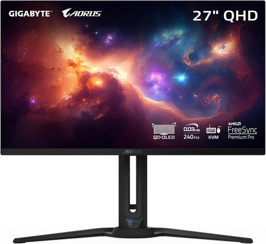GIGABYTE AORUS FO27Q2 - QD-OLED Gaming Monitor