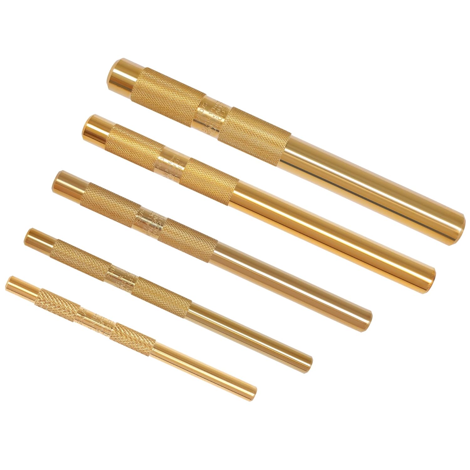 Brass Drift Punch Tool Set 5 Piece for Precision Work