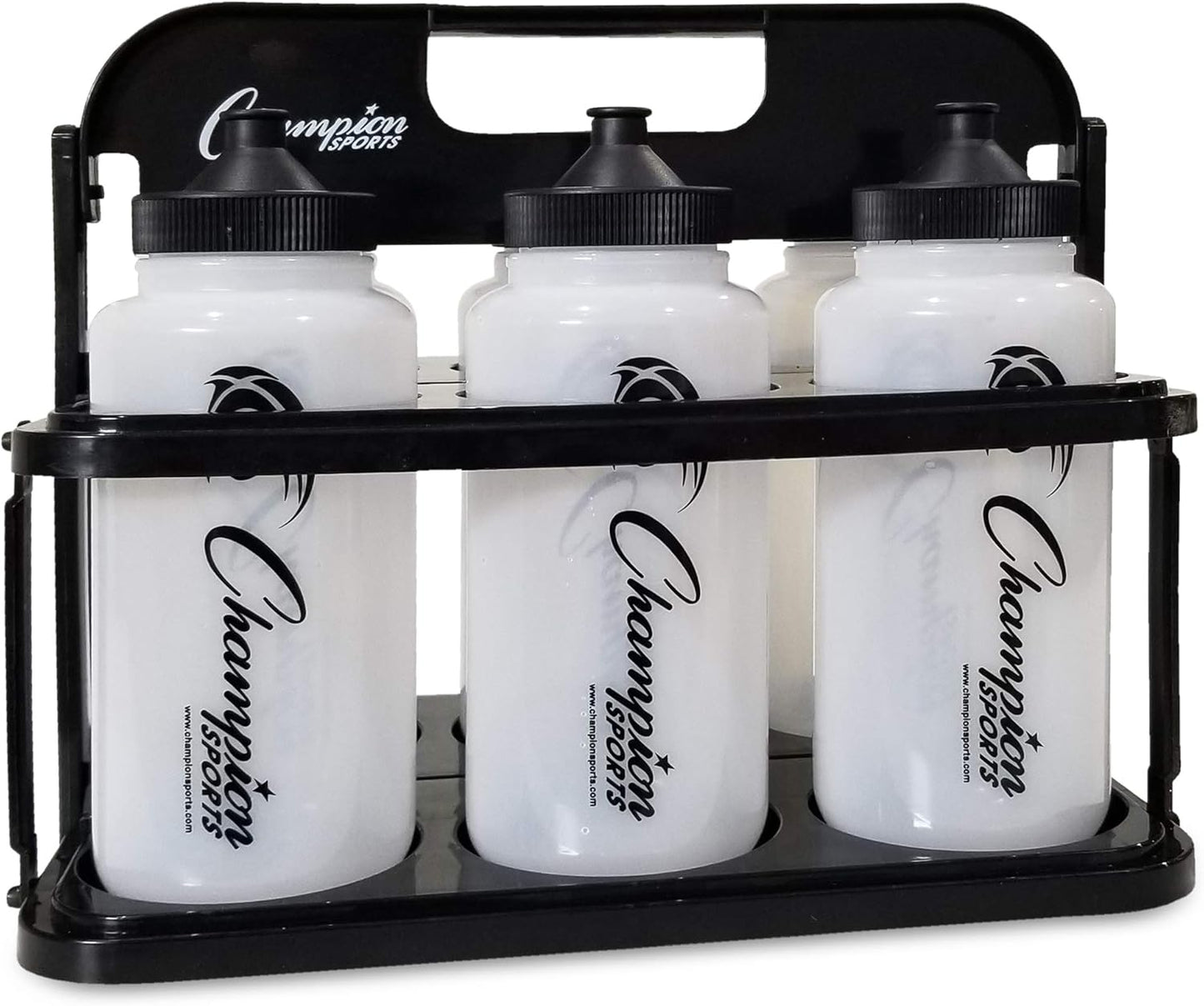 Champion Sports Plastic Water Bottle Set for Active Lifestyles