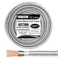 100ft 8/3 Metal Clad MC Cable with Ground - Heavy Duty Power Wire