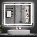 Koonmi 24x36 LED Bathroom Mirror with Front & Back Lights - Dimmable