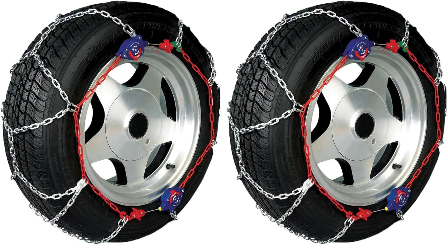 SCC Chain Auto-Trac Tire Traction Chain Set of 2 for Vehicles