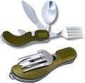 Four Brothers Stainless Steel Camping Cutlery and Kitchen Utensil Set