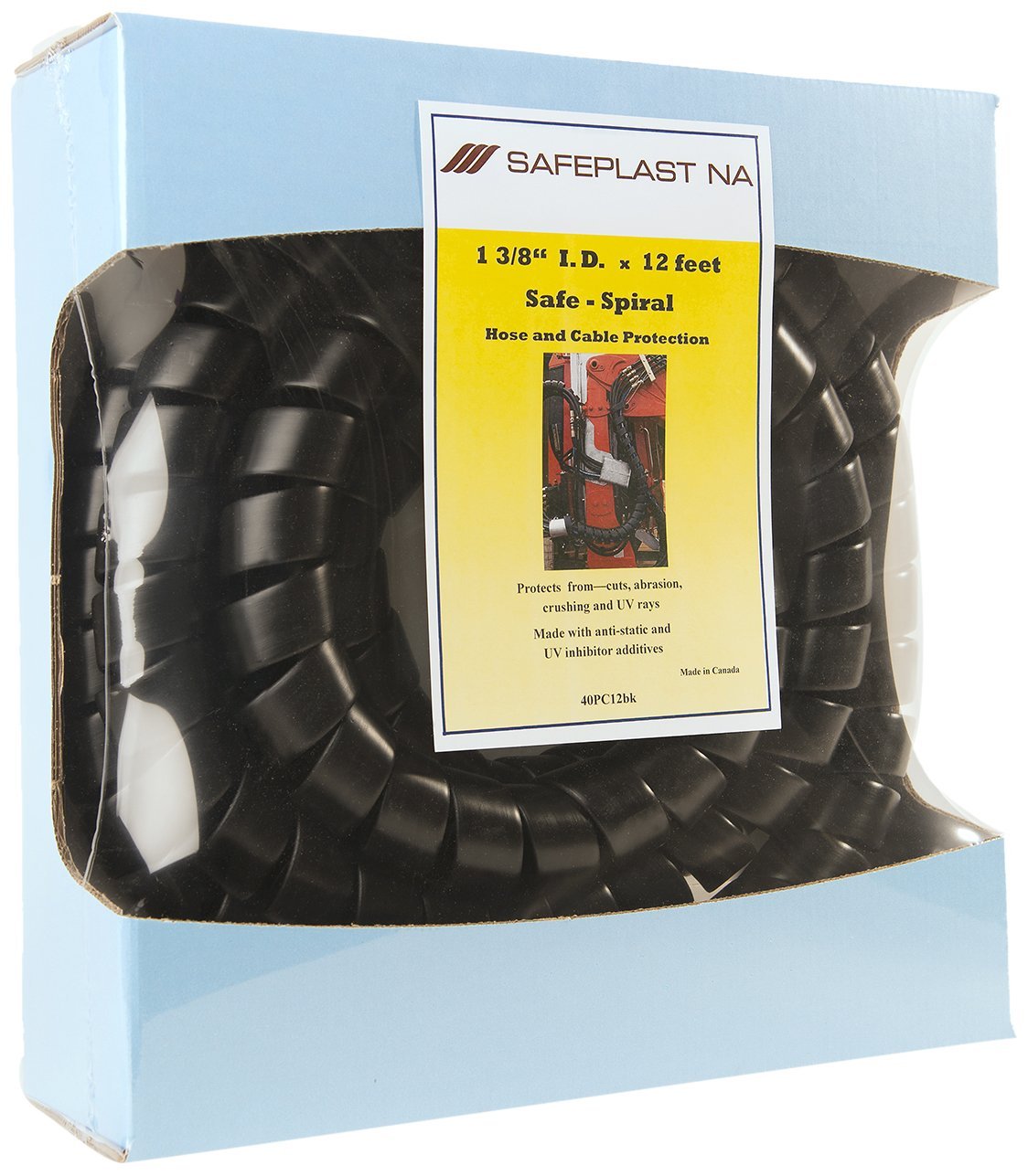 Caplugs SPPC Series Safeplast Spiral Wrap for Hose Protection
