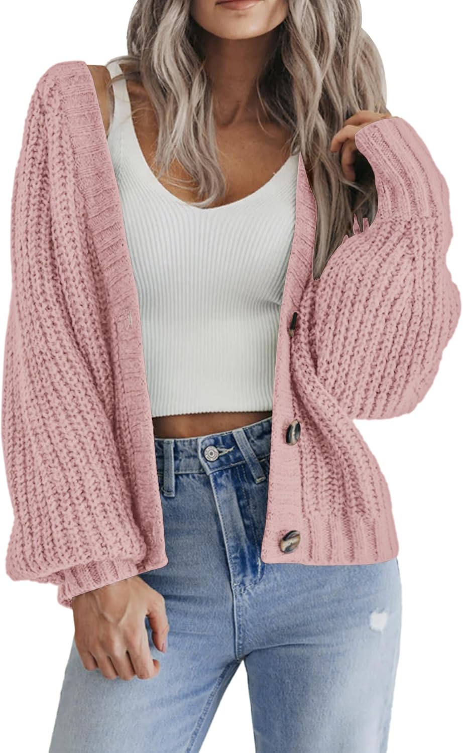 Zeagoo Women's Chunky Knit Cardigans for Stylish Fall Looks