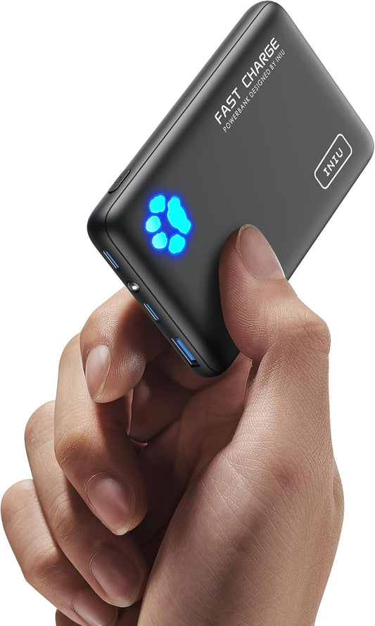 INIU Lightest 10000mAh Fast Charge Power Bank