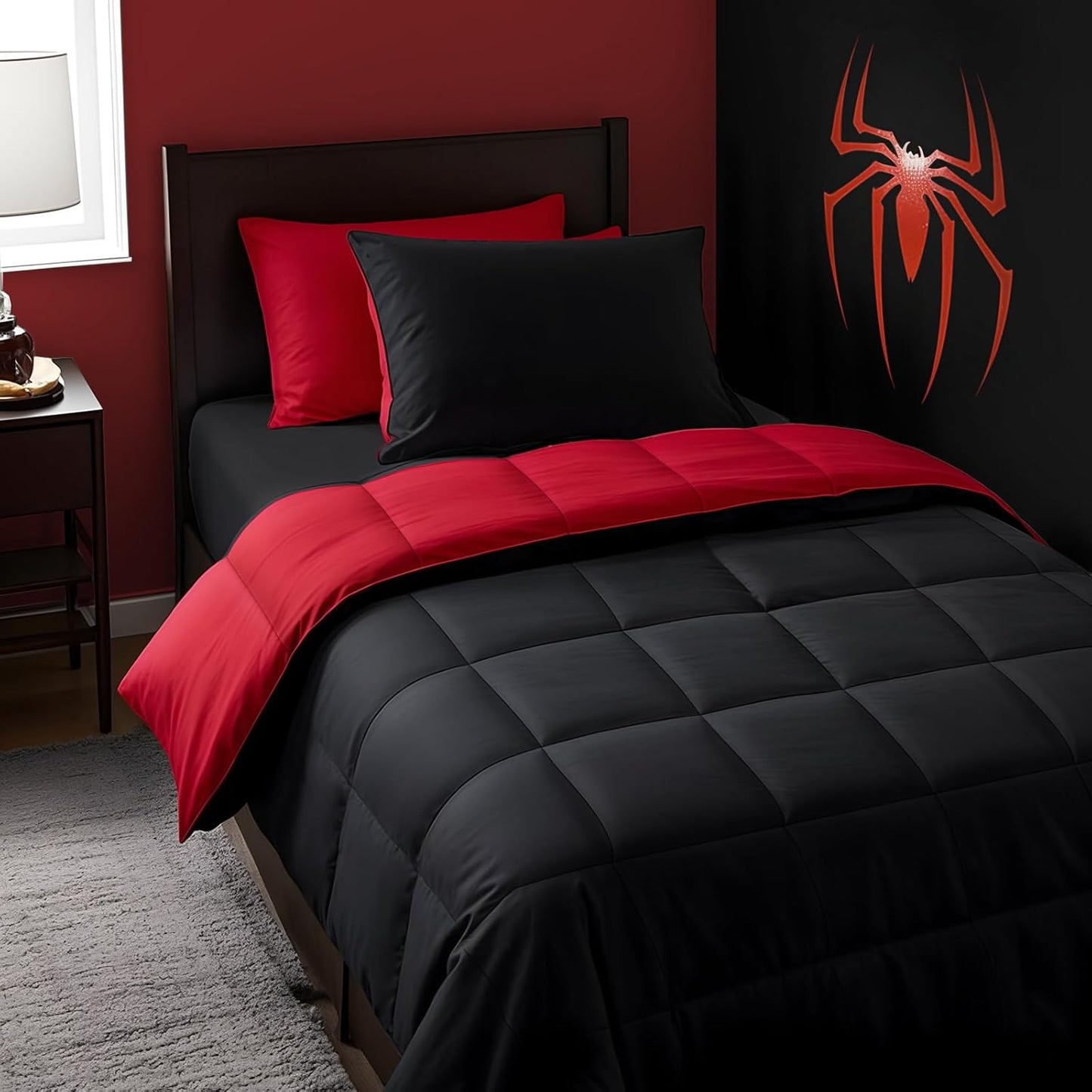 Anluoer Twin Comforter Set 5 Pieces for Cozy All-Season Use