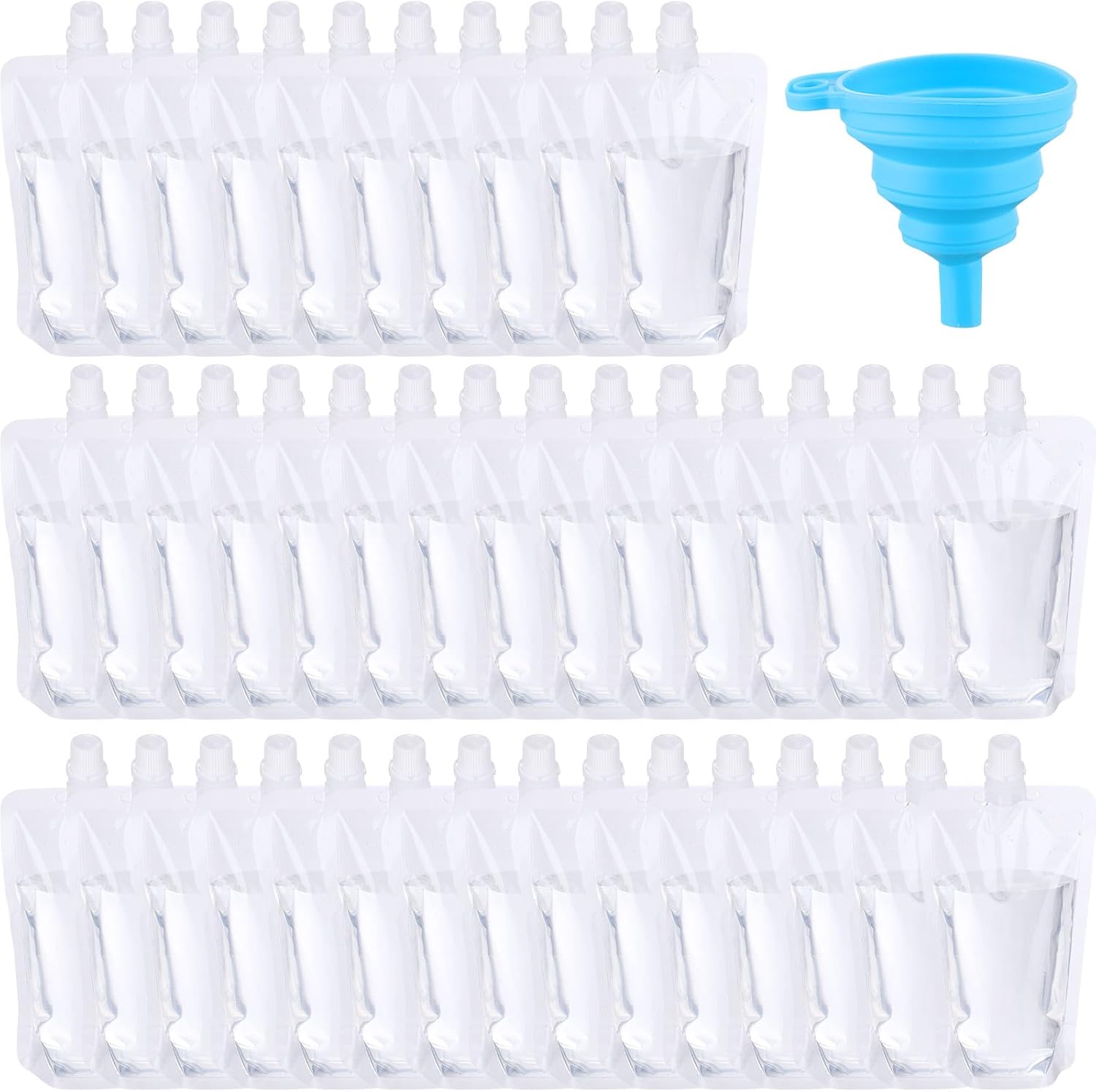 Reusable Juice Pouches with Funnel for Travel and Outdoor Use