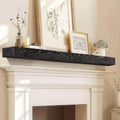 60in Fireplace Mantel 3in Thick Handmade Rustic Solid Wood - Wall