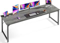 Huuger Computer Desk: 80 Inch Office & Gaming Desk