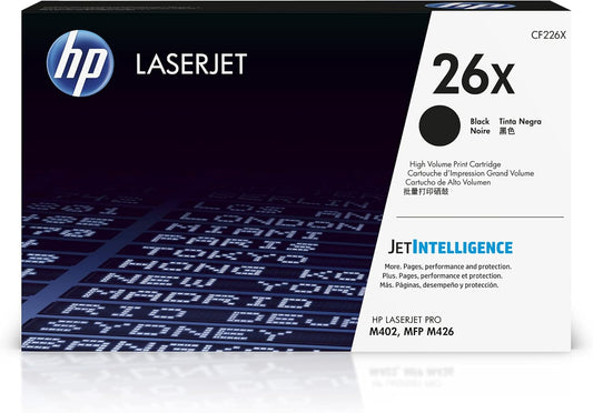 HP 26X Black High-Yield Toner Cartridge for Laserjet Pro Series