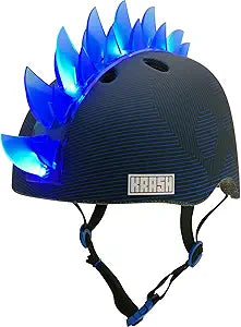 Krash! Skull Maze Blue LED Bike Helmet for Youth Ages 8