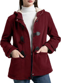 Flygo Sherpa Lined Winter Jacket for Women - Lightweight Warmth