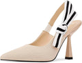 Slingback Heels for Women Closed Pointed Toe High Heels - Elegant
