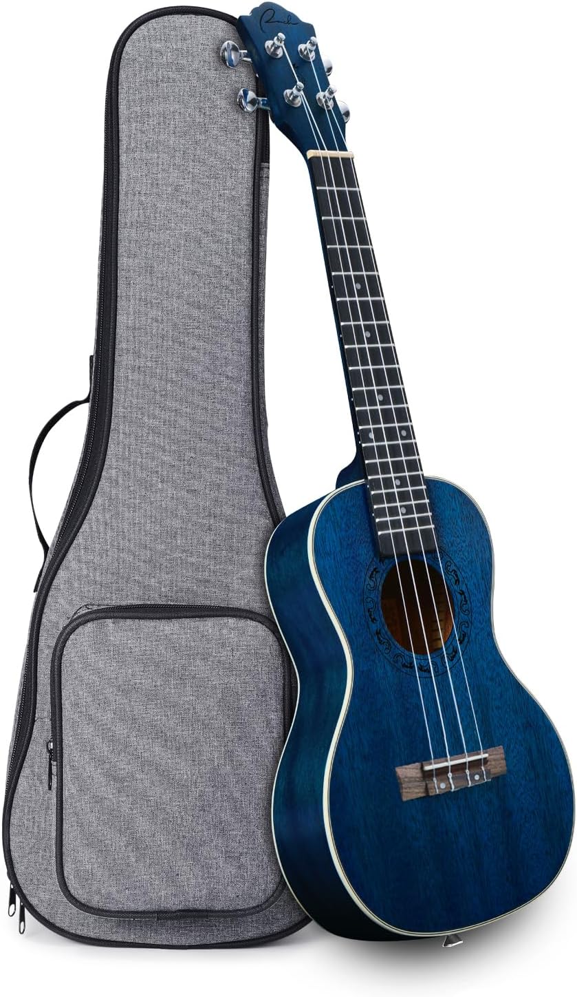 Concert Ukulele 23 inch Professional Wooden Instrument with Lessons