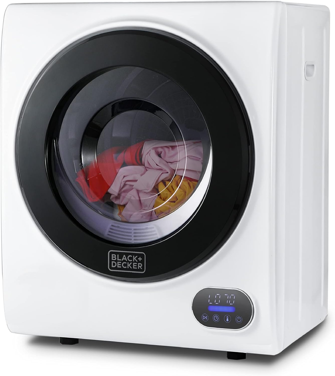 Compact 1.5 Cu. Ft. Electric Dryer - Fast Drying Power!