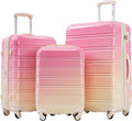 Merax Luggage Sets 3 Piece Hardside Expandable Set - Lightweight