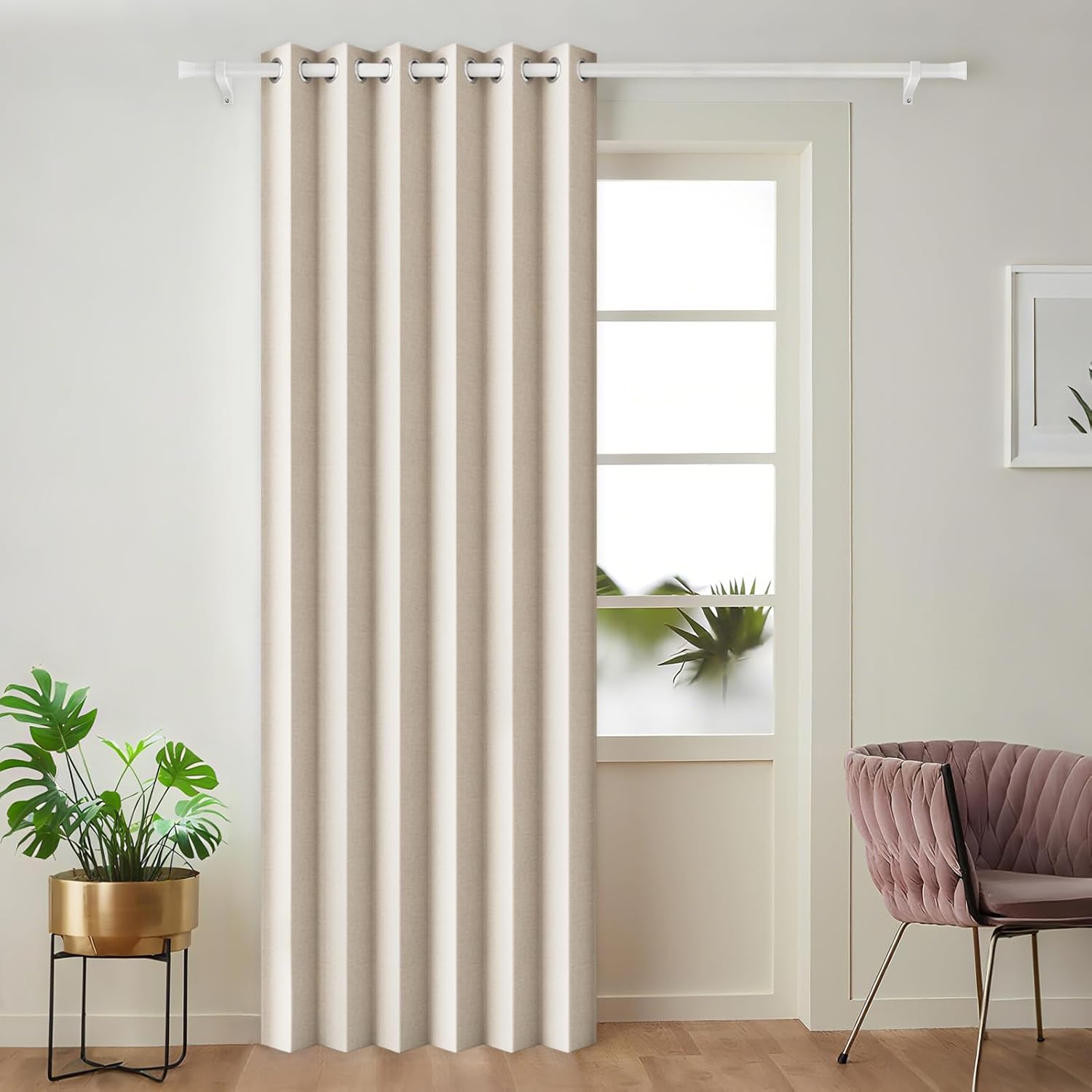 Full Blackout Memory Trained Pleated Curtains for Total Privacy