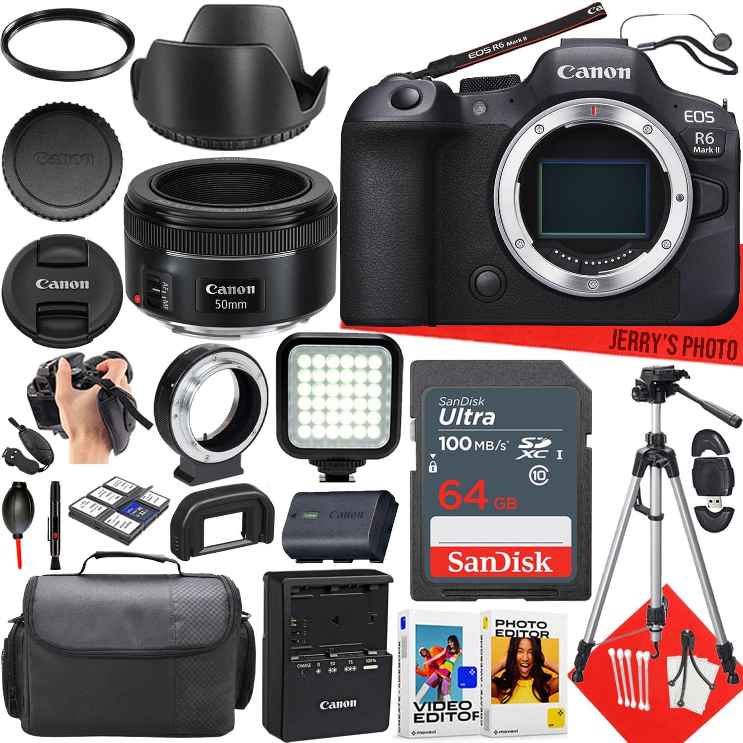 Canon EOS R6 Mark II Mirrorless Camera Bundle for Creators
