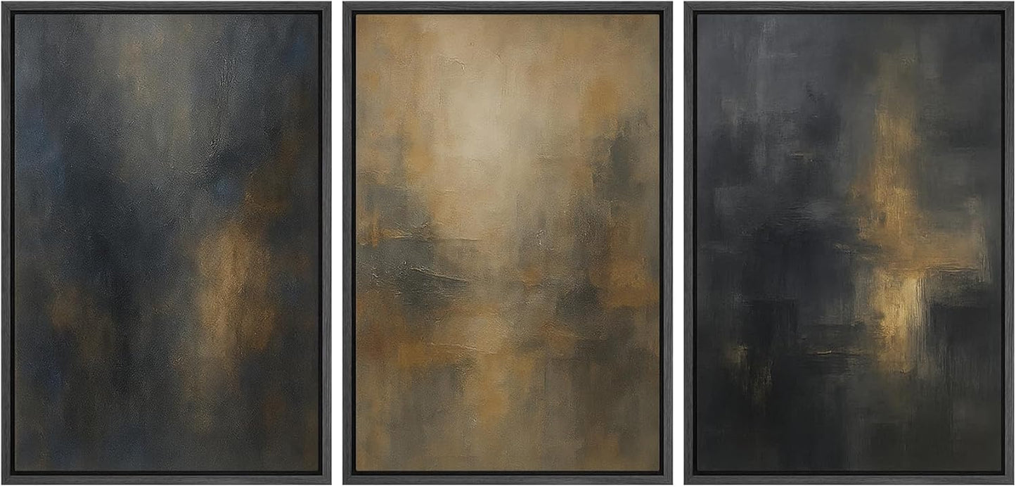 MUDECOR Framed Wall Art Print Set for Modern Home Decor
