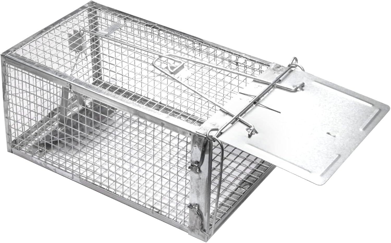 Effective Indoor/Outdoor Rat Trap, Catch & Release, Silver