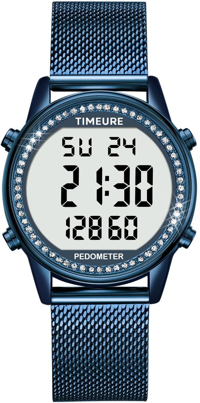 Women's Step Counter Pedometer Watch with Stylish Design