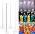 YALLOVE Telescopic Balloon Column Stand 80 in - Stable, Adjustable Kit