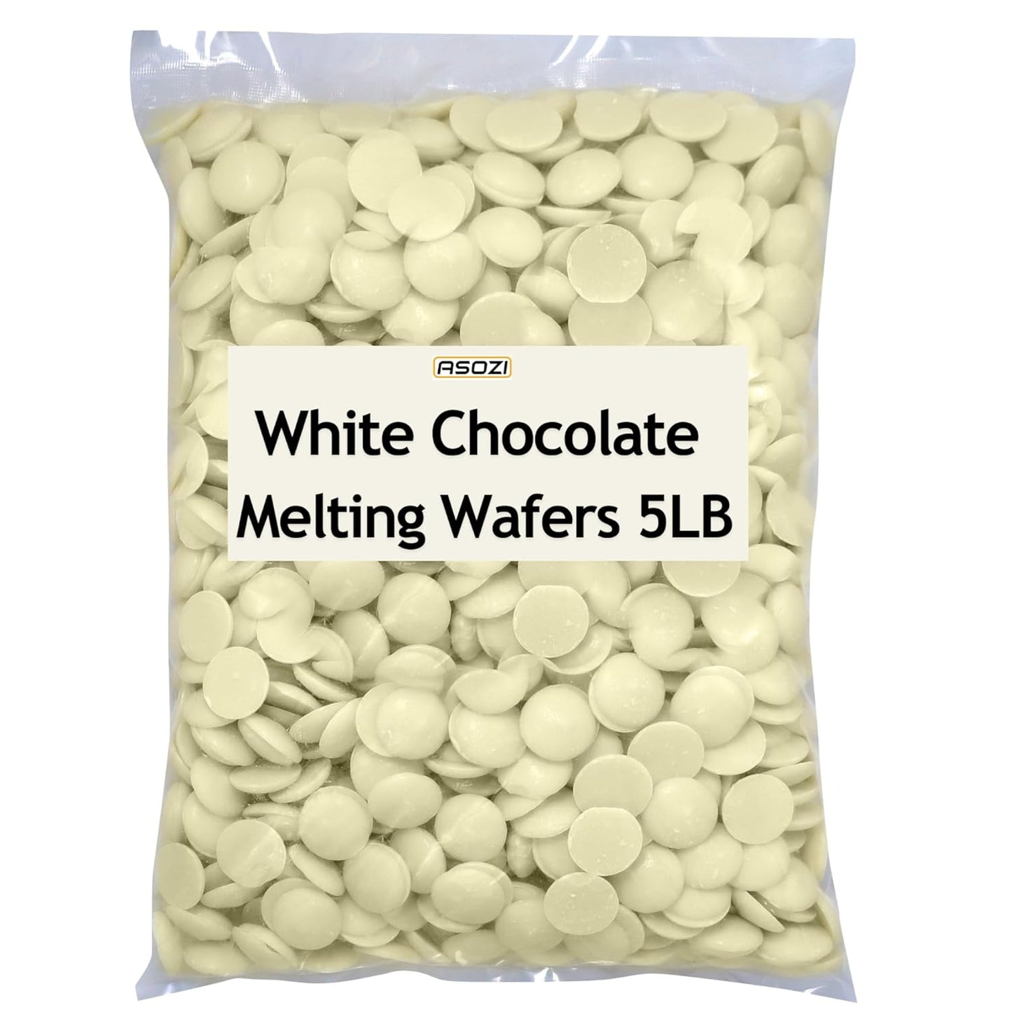 White Chocolate Coating Melting Wafers by ASOZI - 5 LB