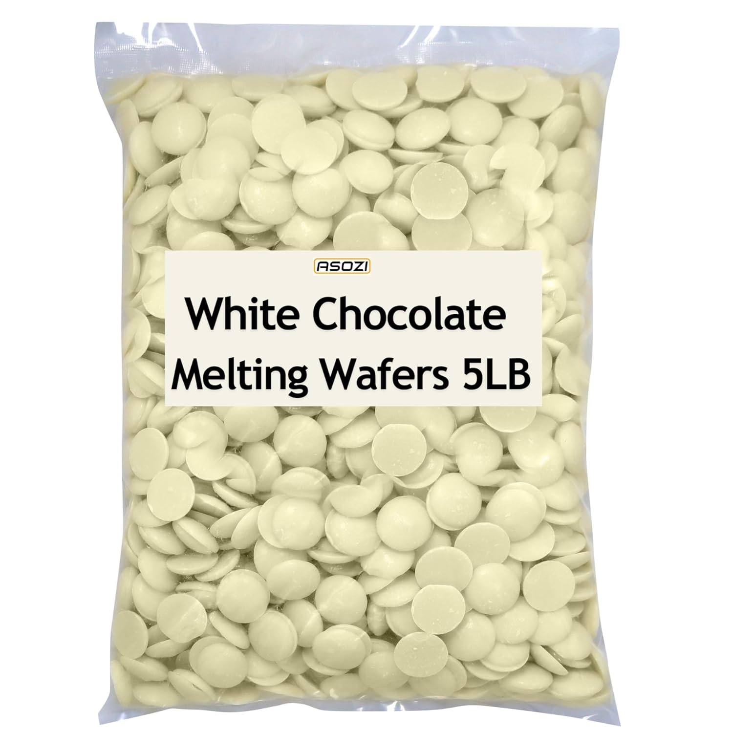 White Chocolate Coating Melting Wafers by ASOZI - 5 LB