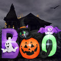 Halloween Inflatables Outdoor Pumpkin Decor - Quick Inflate Yard