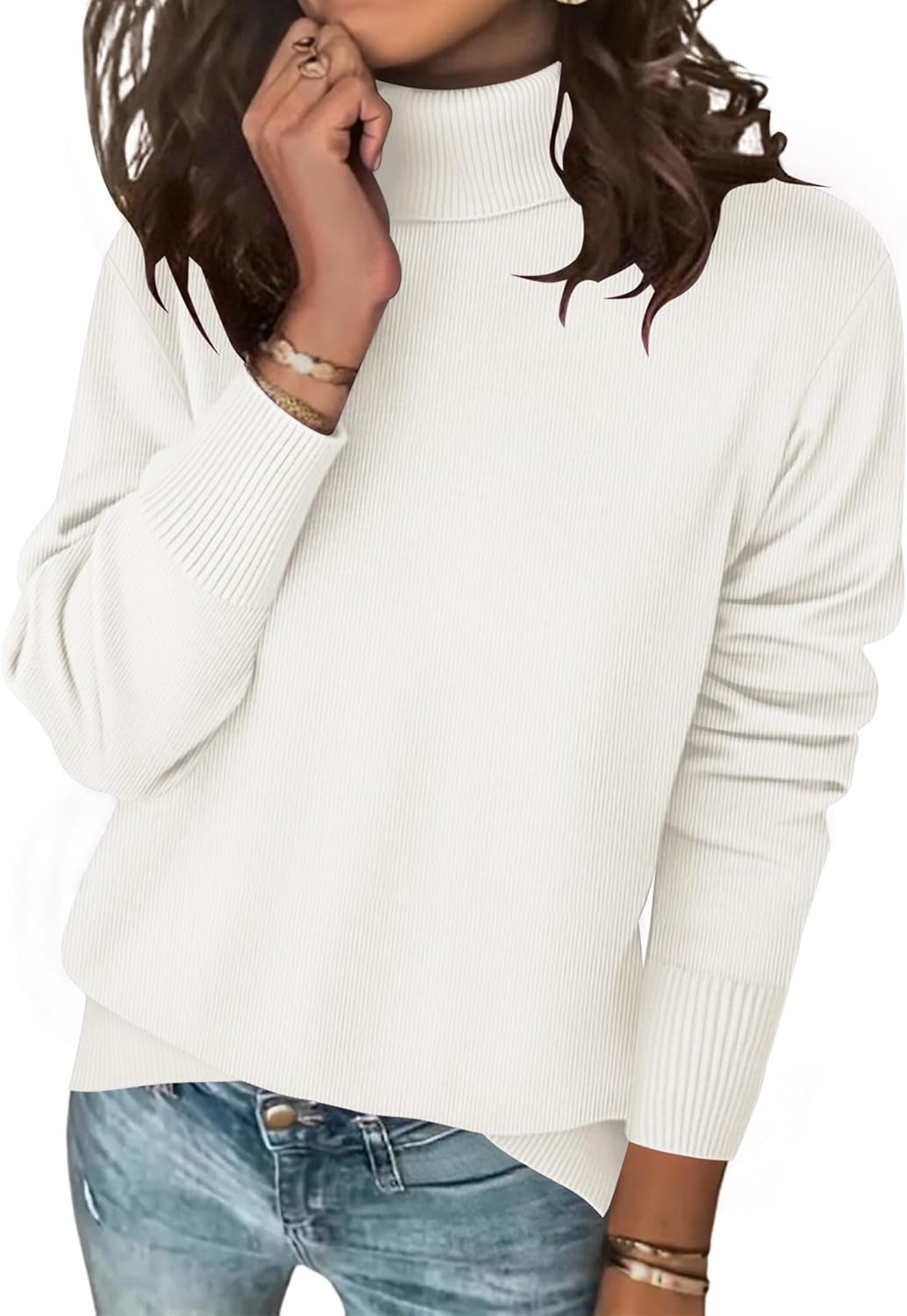 Zeagoo Women's Turtleneck Sweater for Cozy Fall and Winter Wear