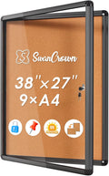 Enclose Bulletin Board Case with Locking Door - Secure Cork