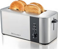 Elite Gourmet ECT3401 Long Slot Toaster for Perfect Toasting
