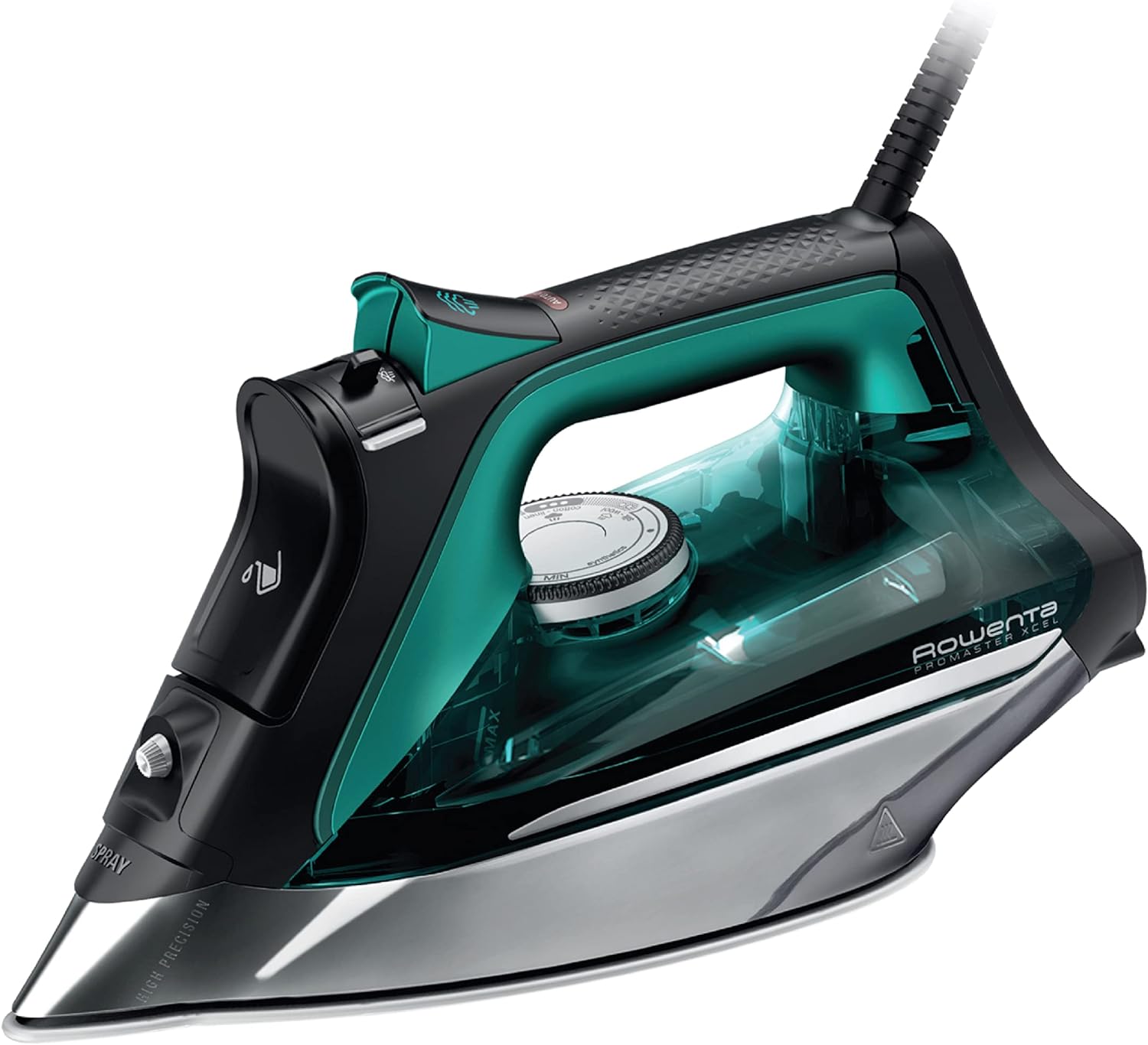 Rowenta Pro Master Steam Iron with Stainless Steel Soleplate