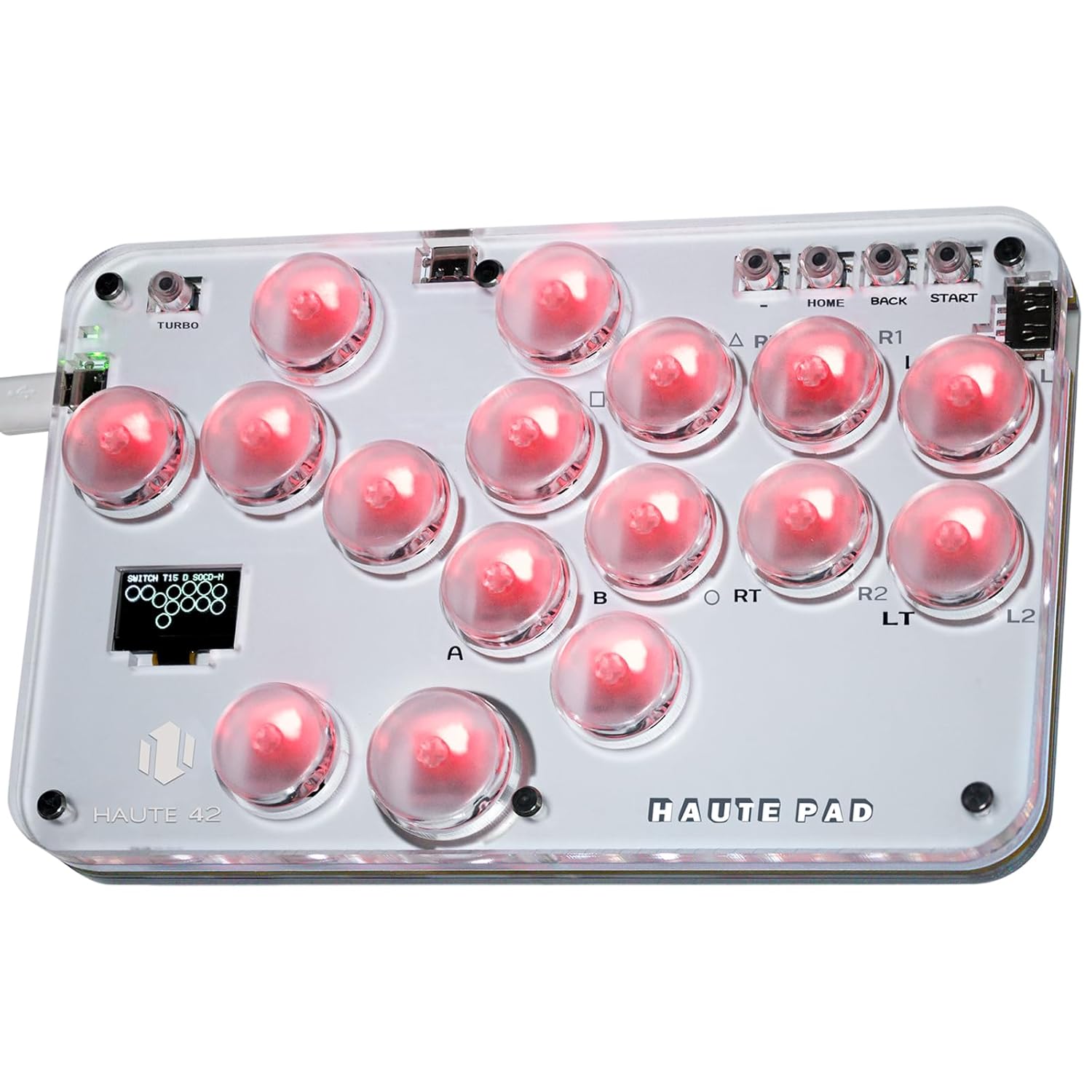 Sehawei Haute42 Arcade Stick S16 with Custom RGB & Turbo Functions