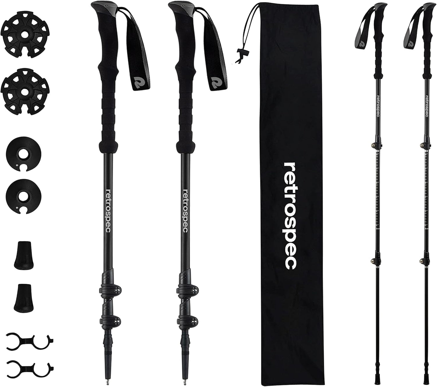 Retrospec Adjustable Lightweight Hiking Poles