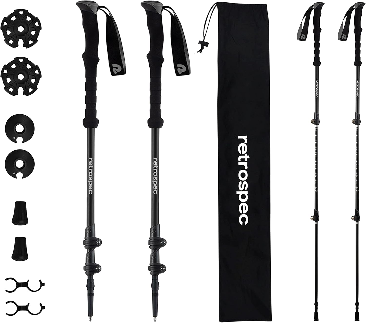 Retrospec Adjustable Lightweight Hiking Poles