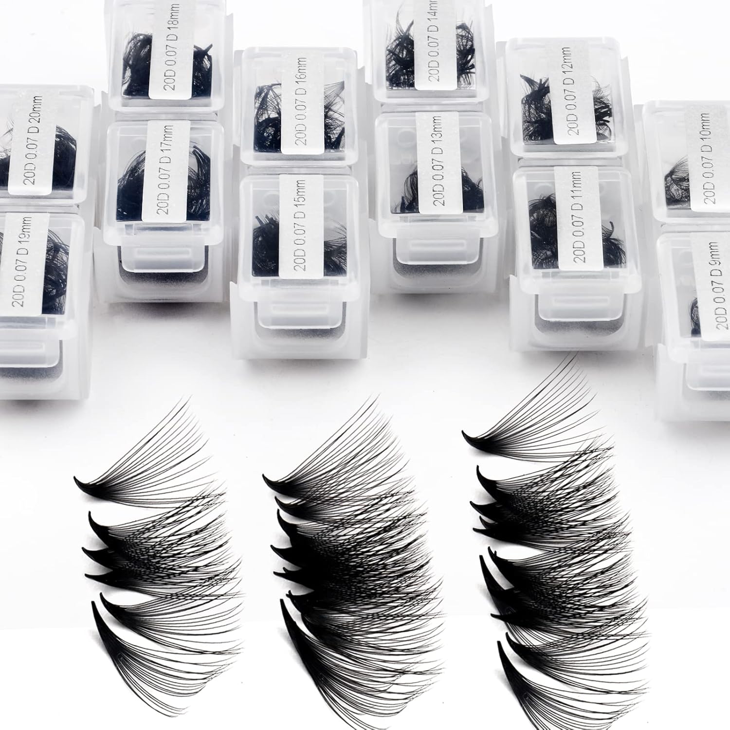 1200 Fans Premade Eyelash Extensions for Stunning Volume Lashes