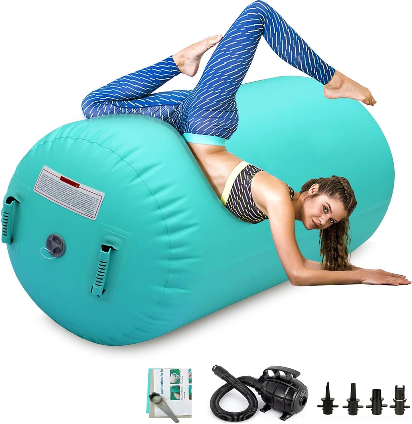 CZGBRO Air Roller Gymnastics Barrel for Tumbling and Training