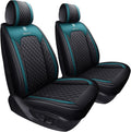 Front Seat Covers for Cars Leather Waterproof Cushions - Universal Fit