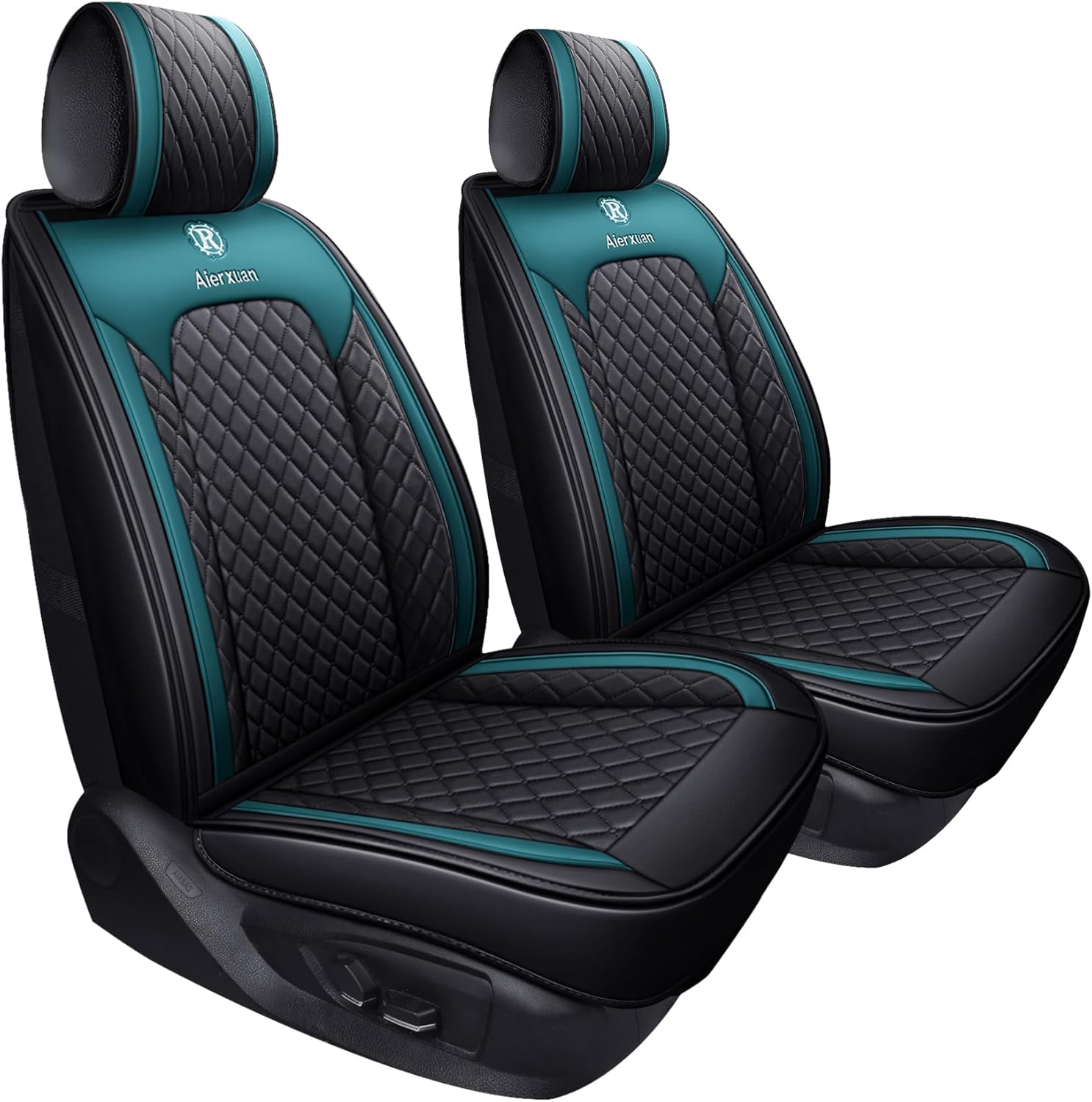 Front Seat Covers for Cars Leather Waterproof Cushions Universal Fit