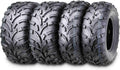WANDA Set of 4 ATV Tires 25x8-12 & 25x11-12 - Durable Trail