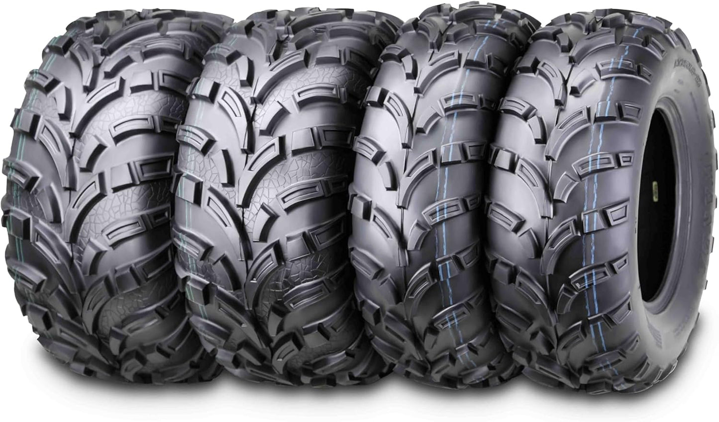 WANDA Set of 4 New ATV/UTV Tires for All Terrain Adventures