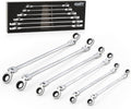 Orion Motor Tech 6-Piece Ratcheting Wrench Set for Mechanics